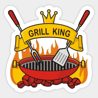 Grill King Sticker